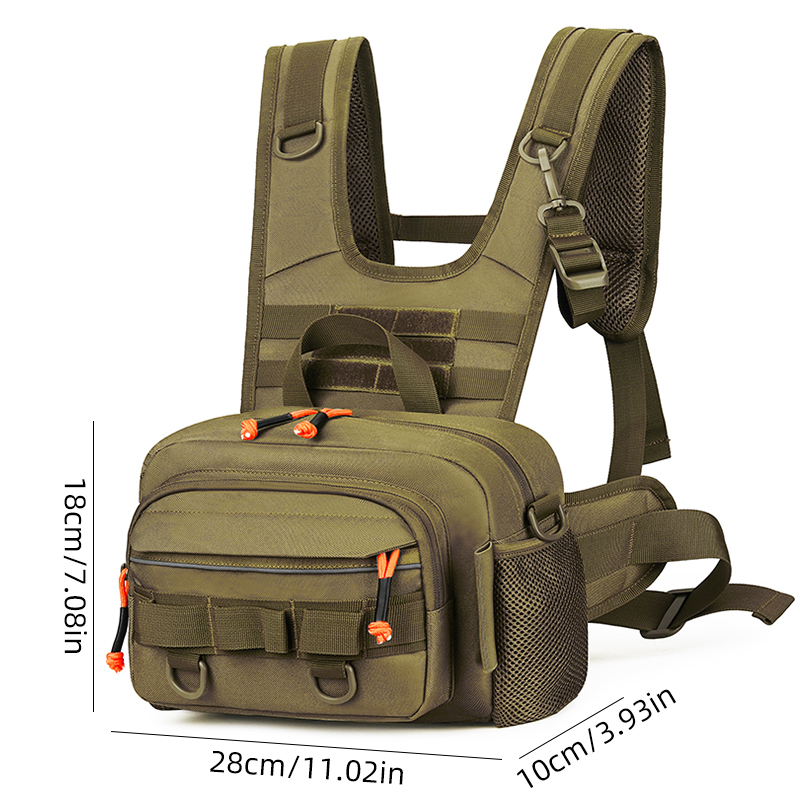 Men Chest Bag Tactical Fishing - Fishing Backpack recensione e prezzo