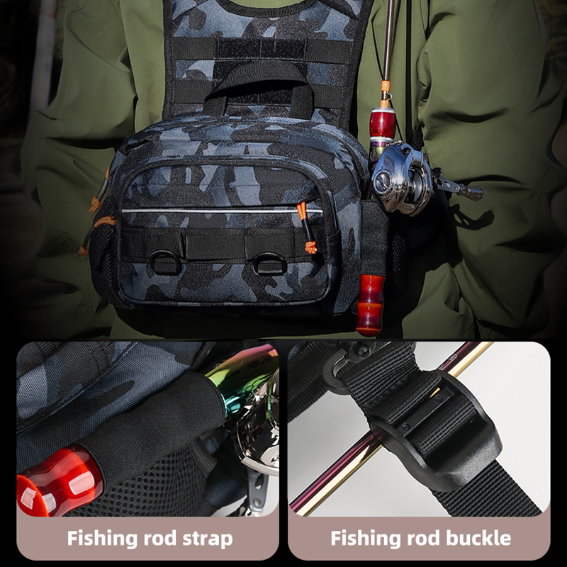 Men Chest Bag Tactical Fishing - Fishing Backpack recensione e prezzo