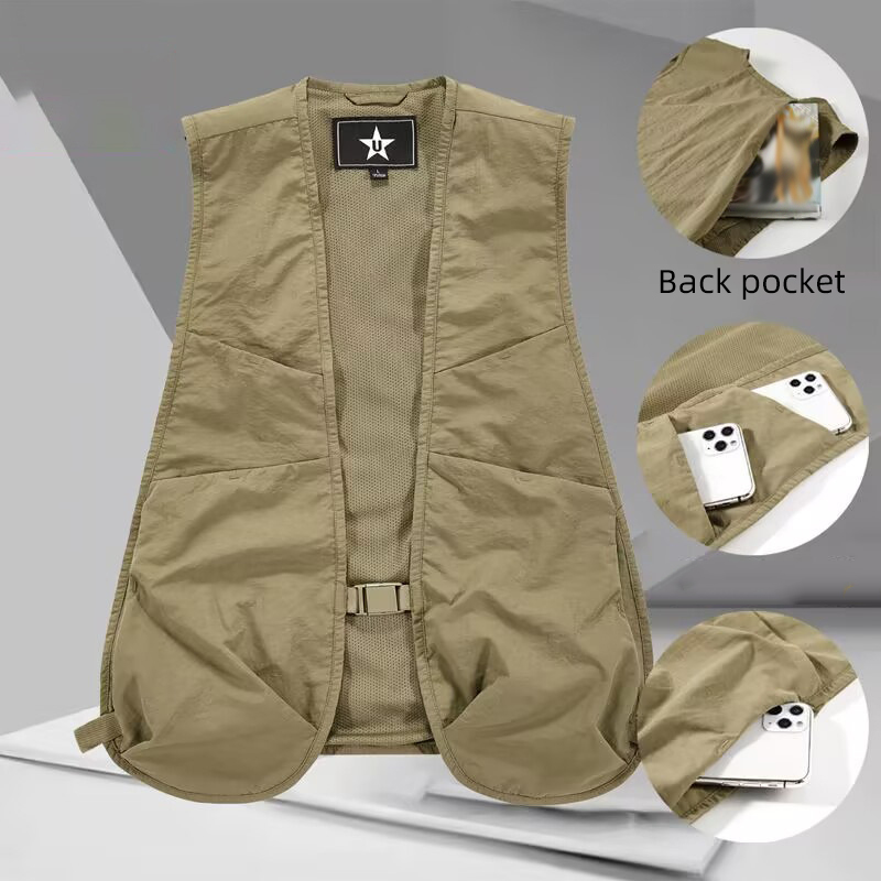 Lightweight Unisex Waistcoat V - Fishing Vest recensione e prezzo