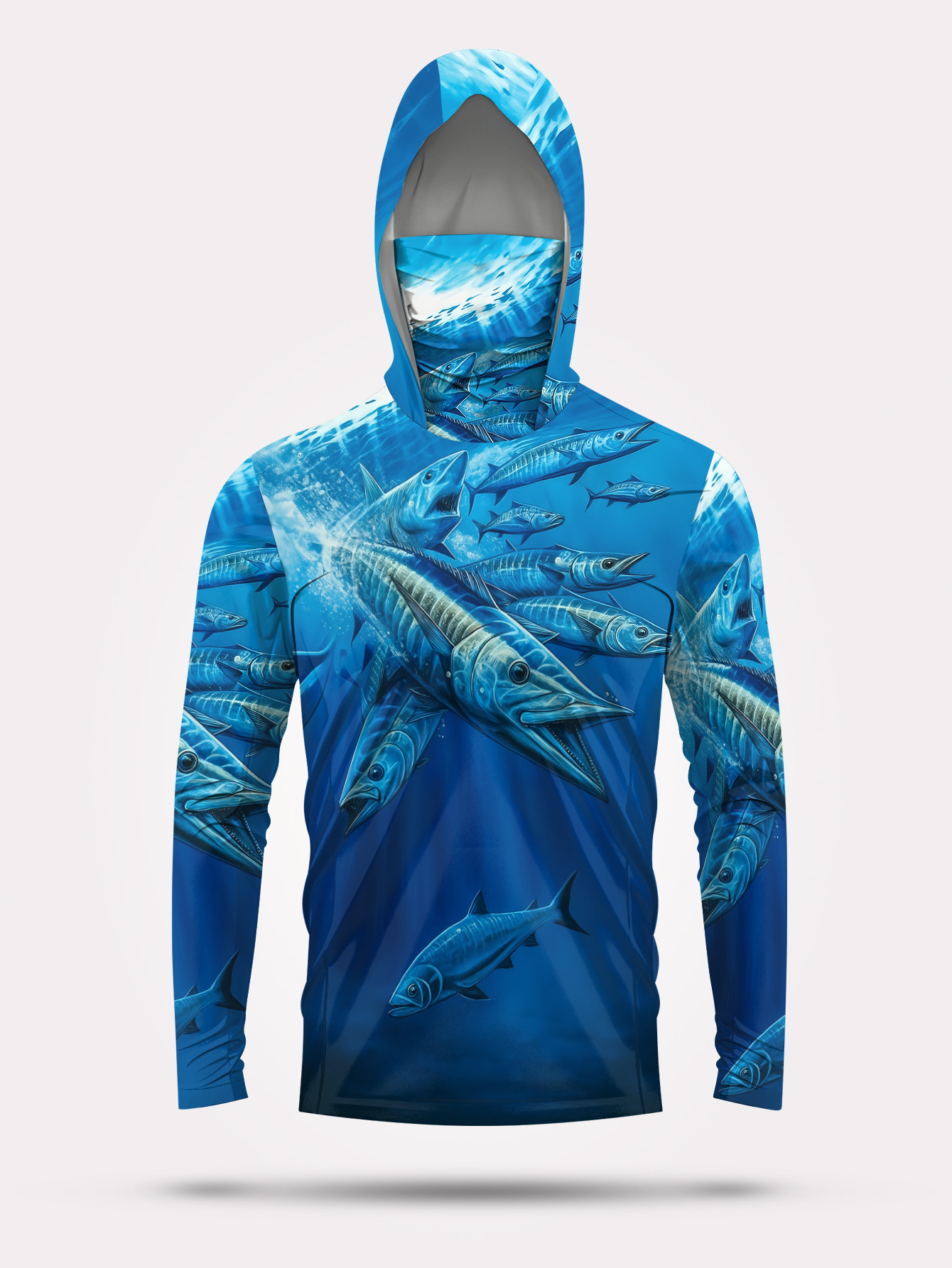Men Hood Fishing Shirt long sl - Fishing Shirt Uv Protection recensione e prezzo