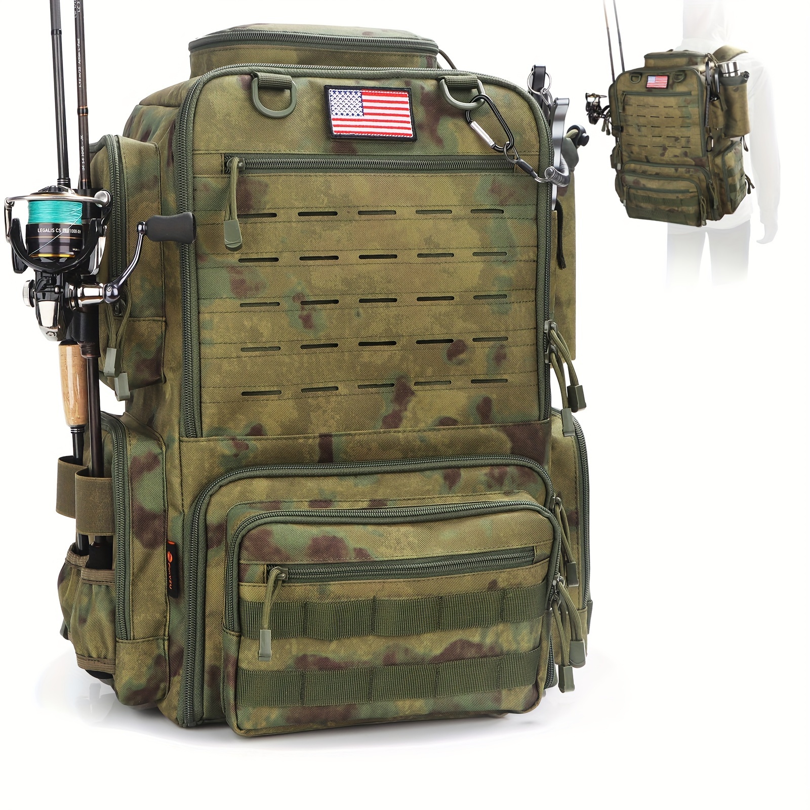 A Spacious 11.89gal Fishing Ba - Fishing Backpack recensione e prezzo