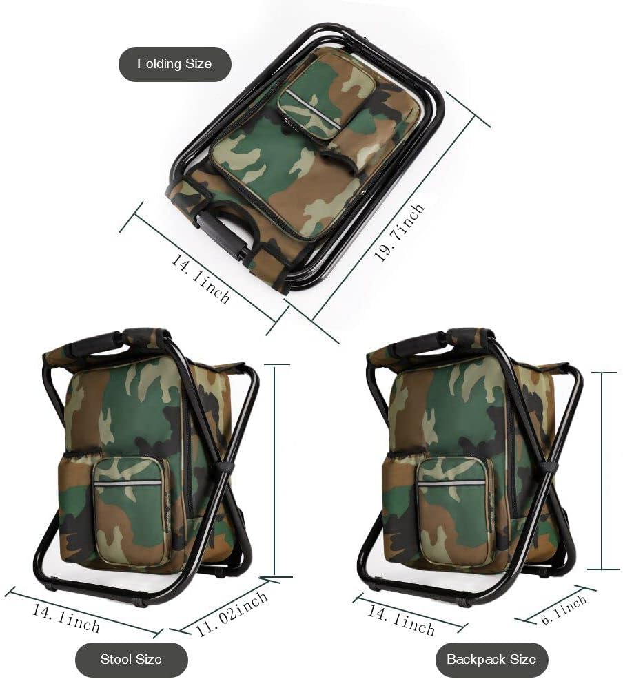 Portable Folding Camping Stool - Fishing Bag Waterproof recensione e prezzo