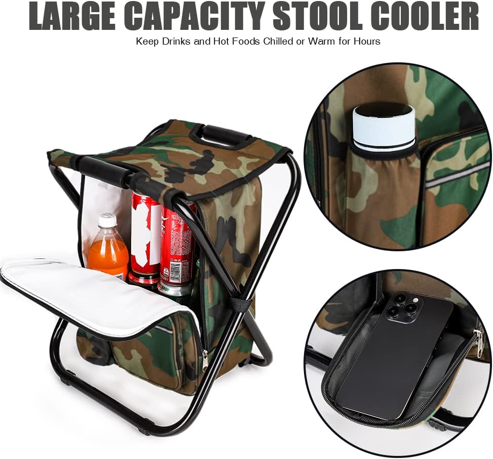 Portable Folding Camping Stool - Fishing Bag Waterproof recensione e prezzo