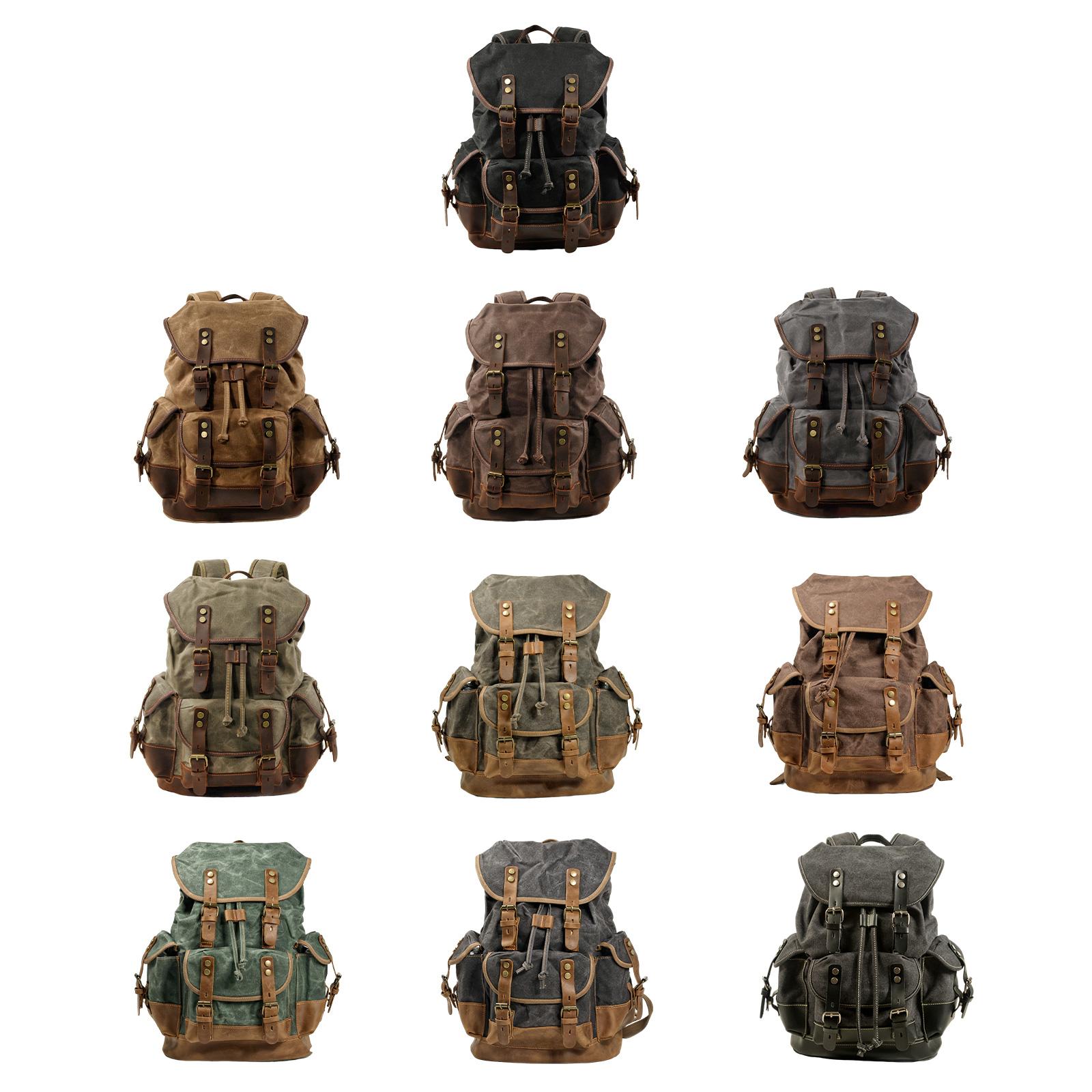 Canvas Backpack Outdoor Hiking - Fishing Backpack recensione e prezzo