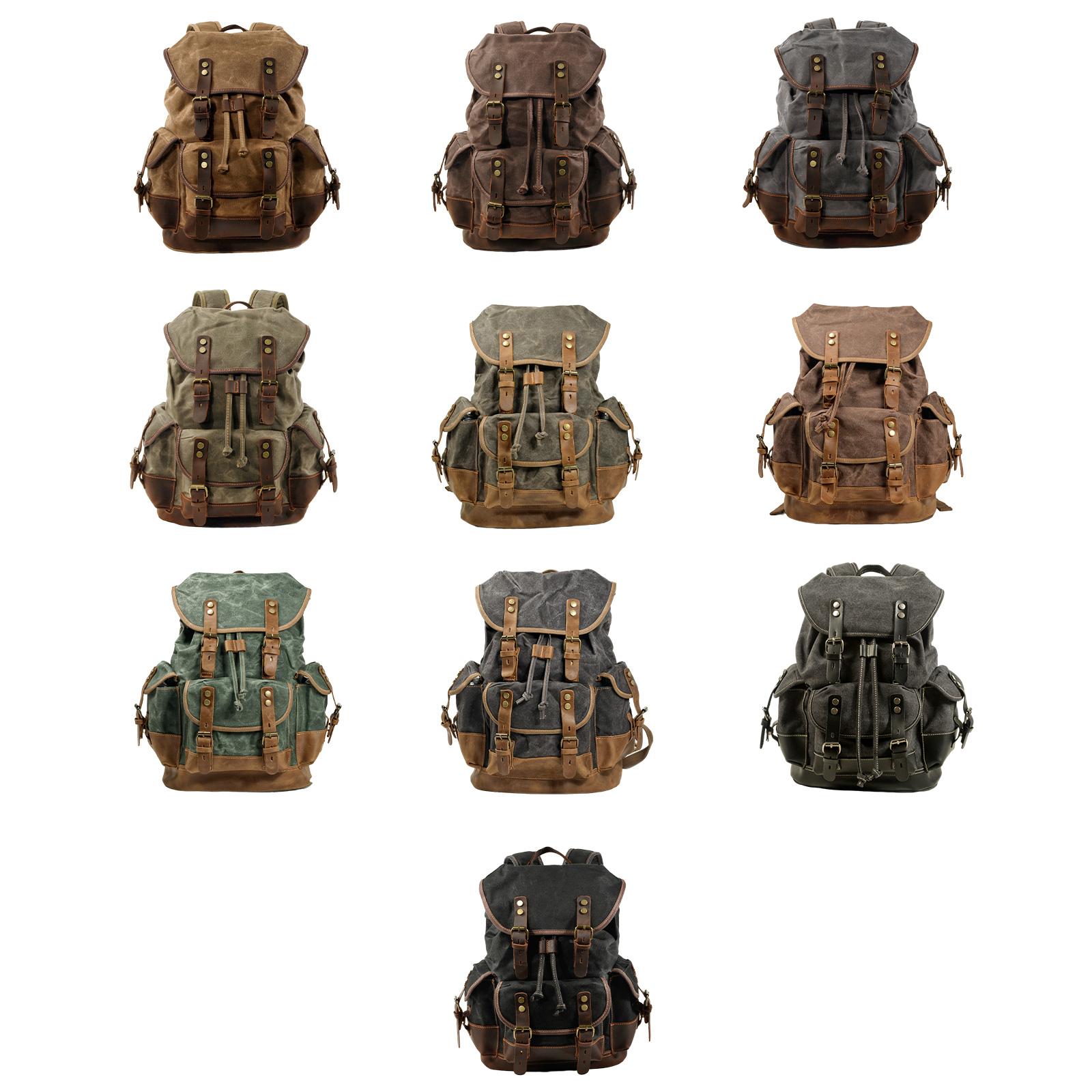 Canvas Backpack Outdoor Hiking - Fishing Backpack recensione e prezzo