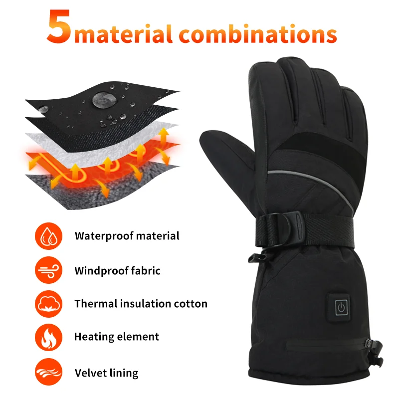 USB Rechargeable Heated Motorc - Fishing Gloves recensione e prezzo