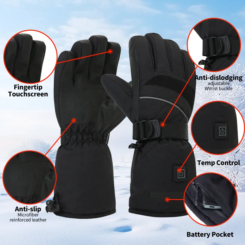 USB Rechargeable Heated Motorc - Fishing Gloves recensione e prezzo